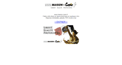 Desktop Screenshot of maison-copie.fr